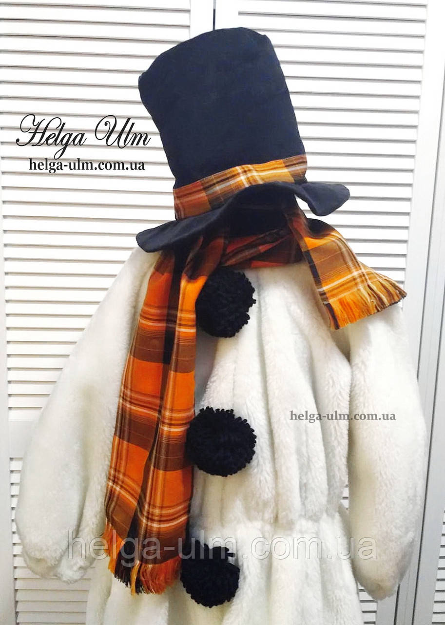 Карнавальний костюм "Сніговик", "Сніговичок" 128-140 р. Прокат по Україні, фото 1