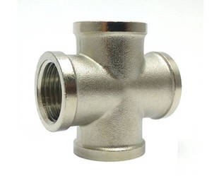 Хрестовина нікельована 1/2" ВВВВ