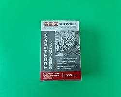 Зубочистка в упаковці (1000шт) PRO (1 пач)