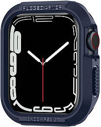 Чохол Spigen Rugged Armor для Apple Watch 44/45 mm Series 9/8/7/6/SE/5/4 Чохол для Apple Watch 9/8/7/6/SE/5/4