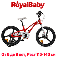 Дитячий двоколісний велосипед RoyalBaby GALAXY FLEET PLUS MG 18", OFFICIAL UA, червоний