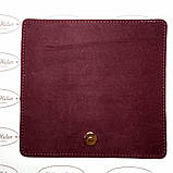 Клапан для сумки 20*19. "Слон". Колір Бордо., фото 2