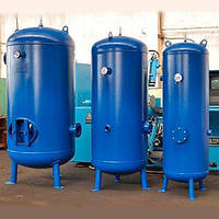 Ресивер 900 л 10 бар для зберігання кисню з полімерним покриттям