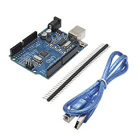 Плата Arduino Uno + USB-кабель, контролер керування ЧПК