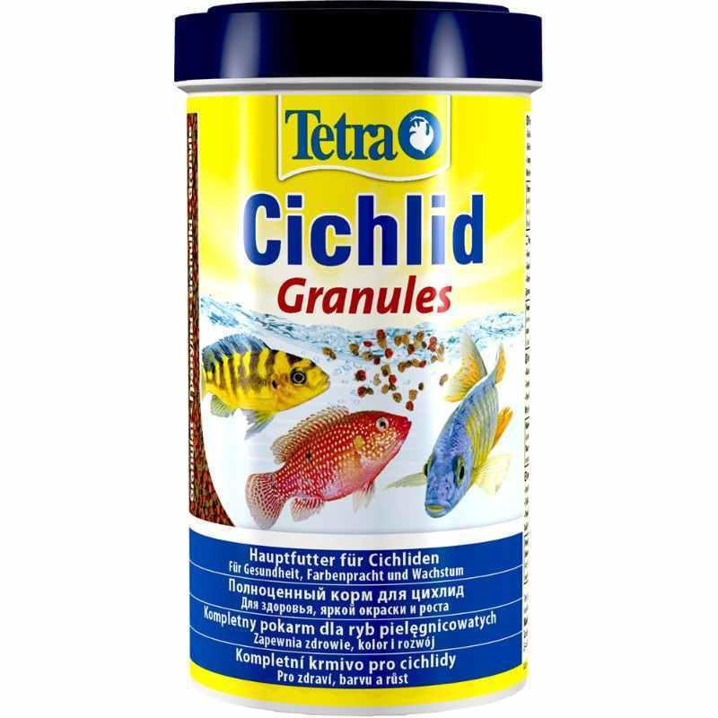 Купить Тетра (Tetra) Cichlid Granules 500 мл - Корм в гранулах для ...