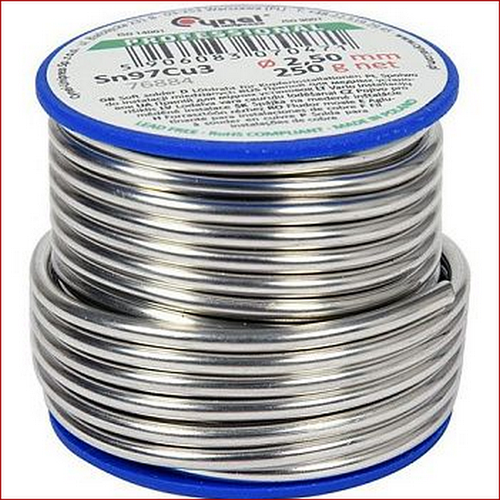 Припой для пайки меди SN97CU3 2,5 мм 250 г. Vorel 76884 (ID#1536761441 ...