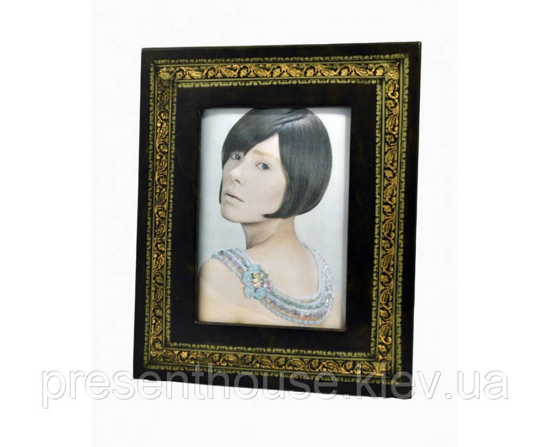 Фоторамка GOLD FRET GREEN 13*18, фото 1