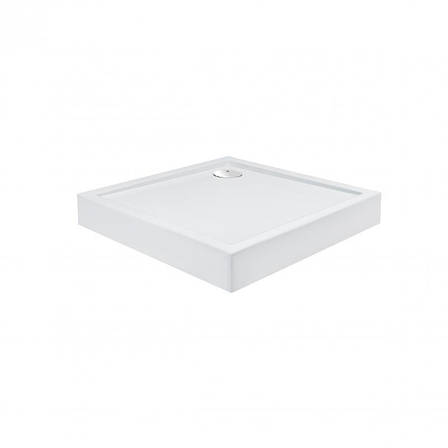 Душовий піддон Qtap Tern 308812C 80x80x12 см + сифон, фото 1