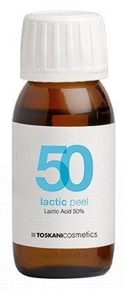 Toskani Cosmetics Lactic Peel 50% (Тоскані Косметікс Лактик Пііл 50%) Молочний пілінг 50%, 50 мл