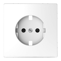 Центральна панель D-Life для розетки із шторками «Білий лотос» MTN2330-6035