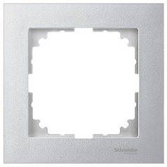 Рамка 1-постова Merten M-PURE MTN4010-3660 алюміній