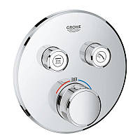 Зовнішня частина термостатичного змішувача для душу Grohe SmartControl 29119000 для двох споживачів