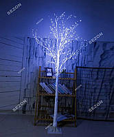 Дерево БЕРЕЗА, білий стовбур 180 LED 1,5м, білий