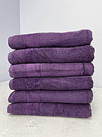 Банные полотенца из микрокоттона Фиолетовая сирень (Турция)