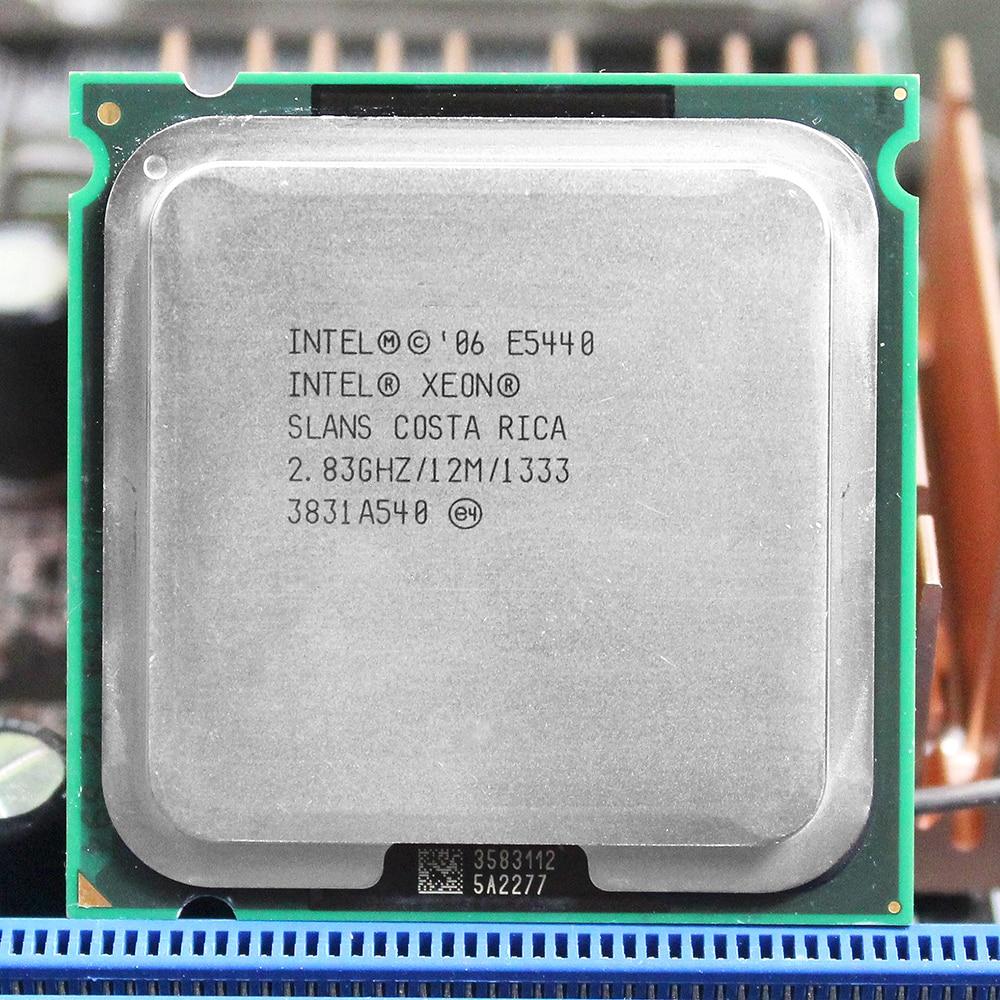 Intel Xeon E5440 з пропилами та наклейкою процесор для Socket 775 2.83GHz/12M/80W (SLANS/SLBBJ, аналог Q9550)