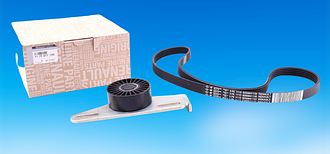 Комплект ремня генератора на Renault Kangoo (1.6i,1.4i /-AC) / Renault (Original) 117201773R