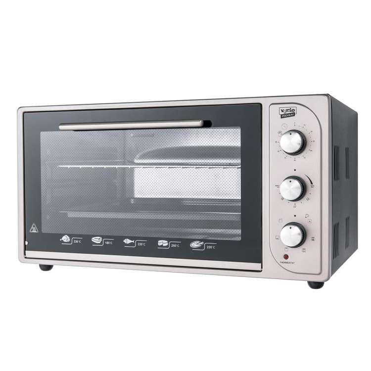 Електрична піч NIKA 45 2G (BK/X) емаль срібна/чорна