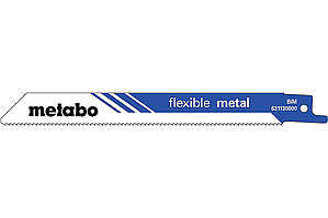 Пильні полотна для шабельних пилок Metabo FLEXIBLE METAL, 150x0.9 мм, 2 шт. (631130000)