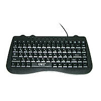 Мембранна мультимедійна клавіатура UKC MINI KP-918 ергономічна клавіатура для пк | компьютерная клавиатура