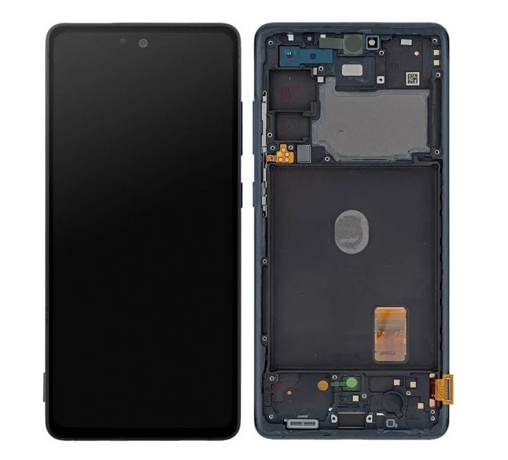 Дисплей для Samsung G780 Galaxy S20 з сенсорним склом в рамці (Чорний) OLED
