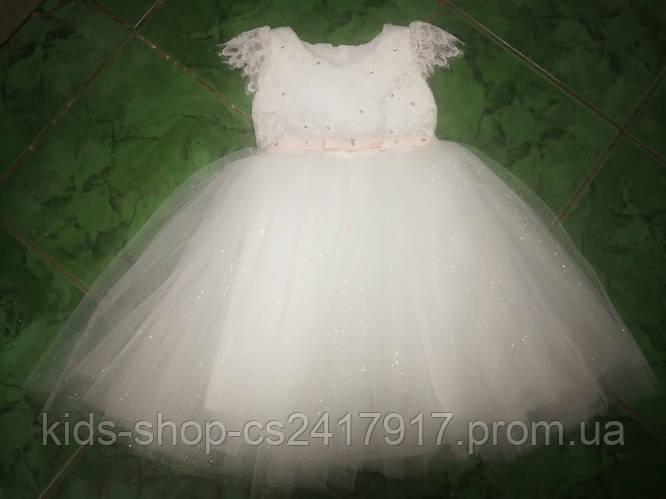 Купить Бальное белое платье для девочки до 2 лет, цена 500 ₴ — Prom.ua ...