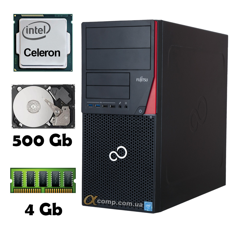 Fujitsu ESPRIMO P756 (Celeron G3900 • 4Gb • 500Gb) БУ