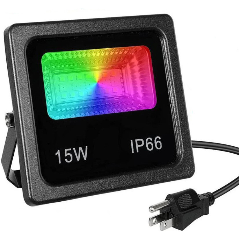 Прожектор Smart LED 7980 15W IP66 RGB Bluetooth З додатком, фото 1