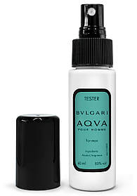 Тестер чоловічий Bvlgari Aqua Pour Homme, 60 мл. K-301