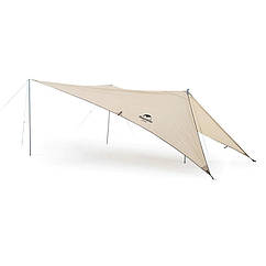 Тент для кемпінгу Naturehike Car Rear Canopy (з трьома стійками) 590*340 NH21TM001 gold