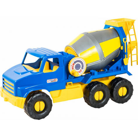 Бетономешалка синяя 38 см Middle truck Wader 39395 без коробки, фото 2