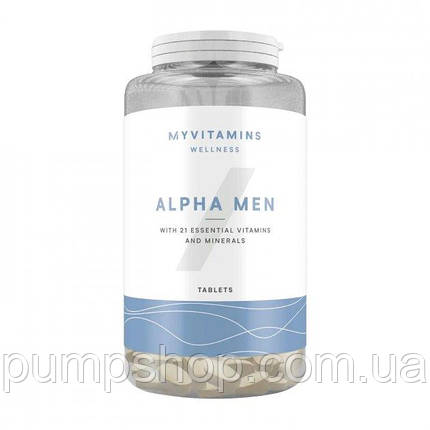 Вітаміни для чоловіків Myprotein ALPHA MEN 240 табл. ( 120 днів), фото 2