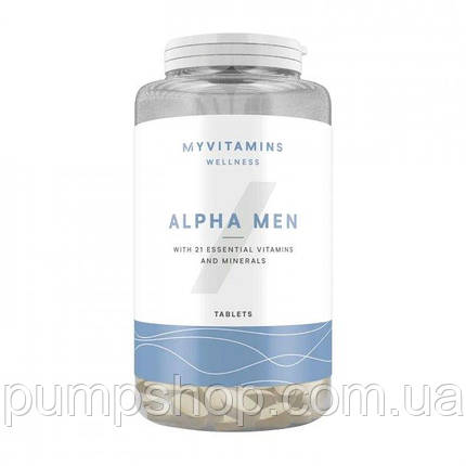 Вітаміни для чоловіків Myprotein ALPHA MEN 240 табл. ( 120 днів), фото 1