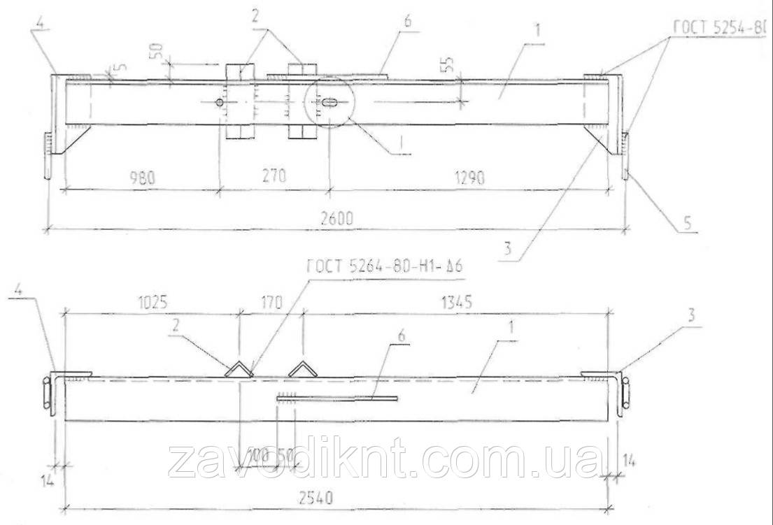 Траверса ТМ010 111н/1-10, фото 1