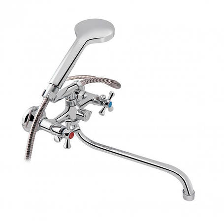 Змішувач для ванни з поворотним виливом