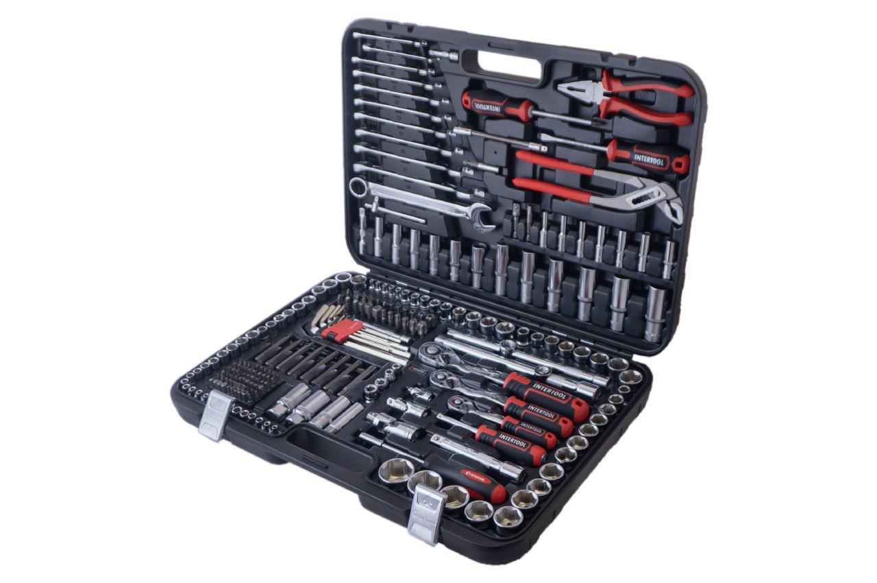 Набір інструменту Intertool 1/4" x 3/8" x 1/2" 233 од. Storm (ET-8233)