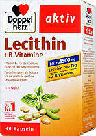 Біологічно активна добавка Doppelherz aktiv Lecithin + B-Vitamine, 40 шт.