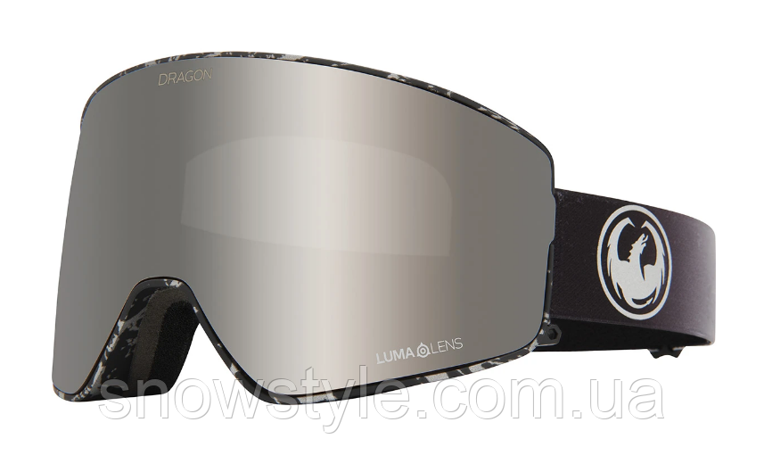 Гірськолижна маска Dragon Alliance PXV2 Quartz 2 лінзи Lumalens Silver Ionized/Lumalens Amber (Уцінка), фото 1