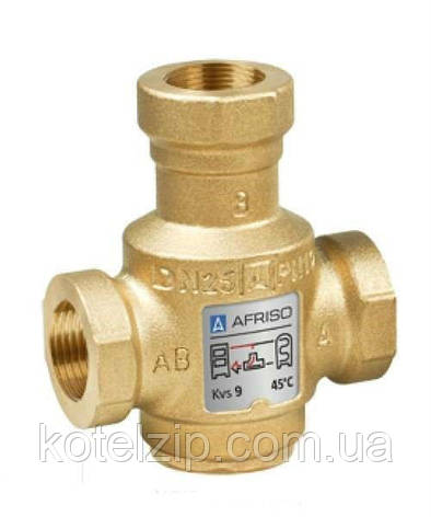 Afriso ATV 336 Rp 1" 60°C 3-ходовий клапан термозмішувальний, фото 1
