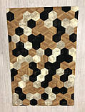 Скандинавський килимок сота 120см*78см КС-15, фото 2