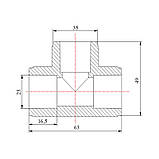 Трійник PPR Blue Ocean 25, фото 2