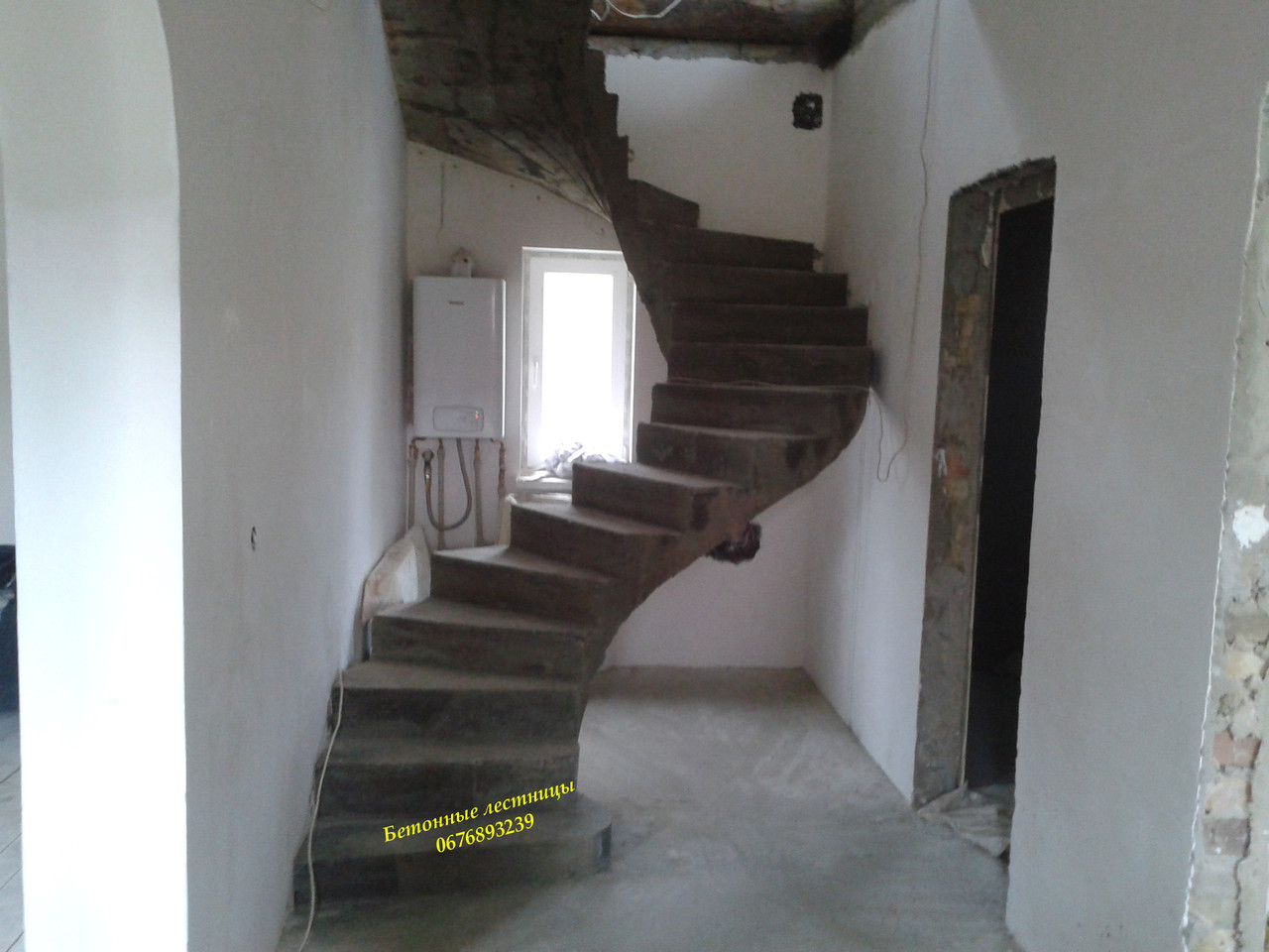 Бетонные лестницы и монолитная лестница - фото 1 - id-p242176949