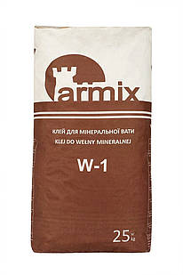 Клей для мінеральної вати Armix W-1 версія "осінь-весна"  25 кг.