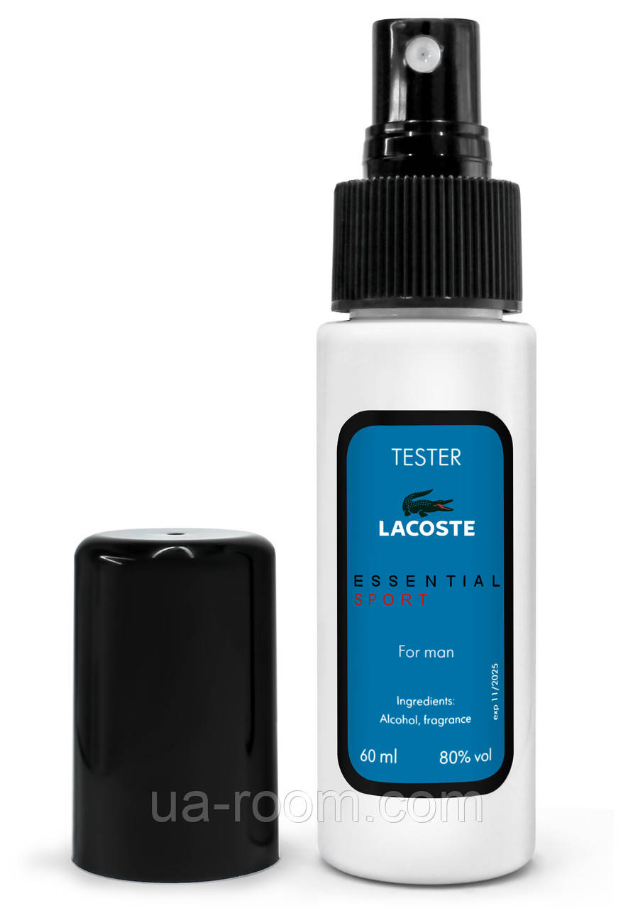 Тестер чоловічий Lacoste Essential sport, 60 мл