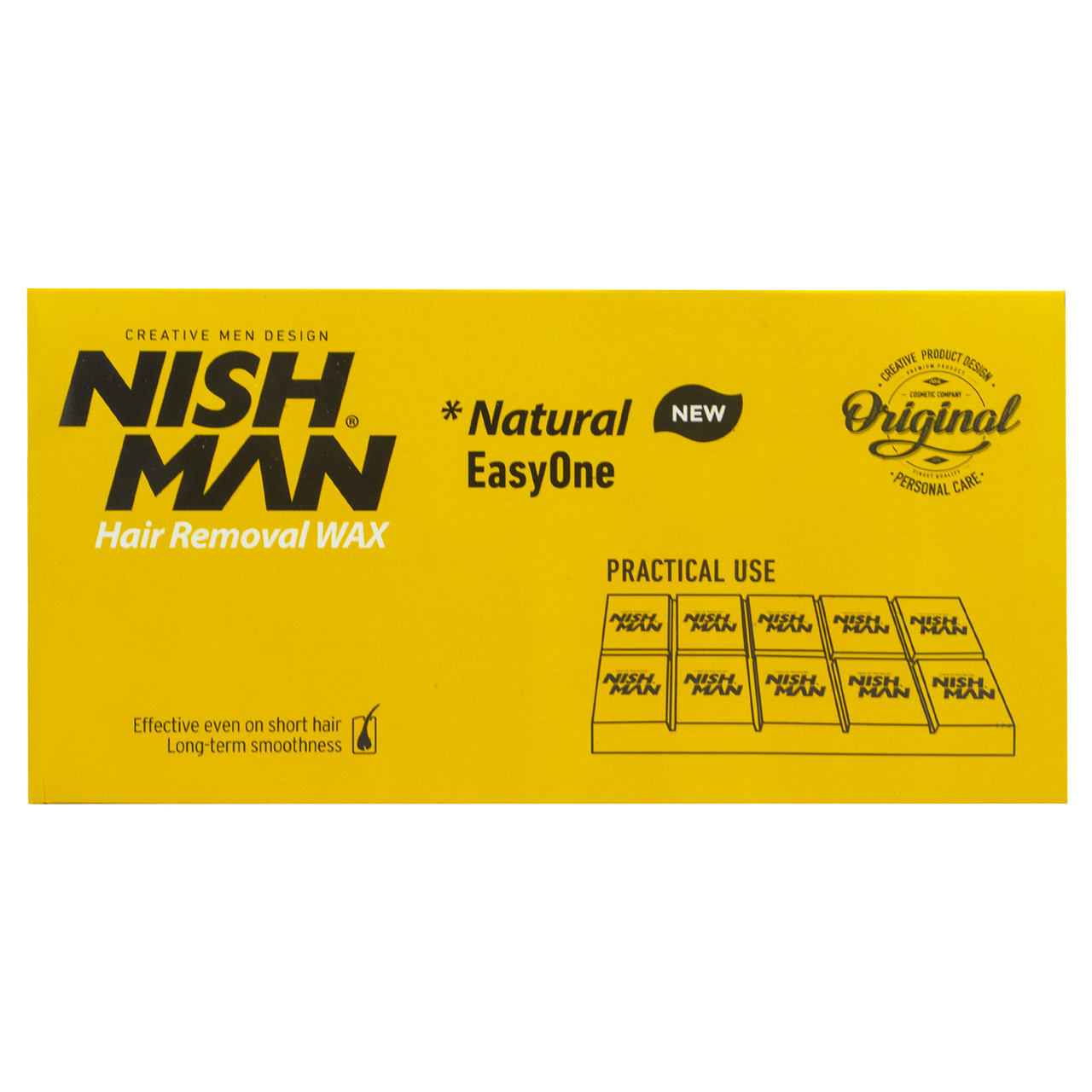 Віск для депіляції Easy One Nishman Professional (Жовтий колір) 500г