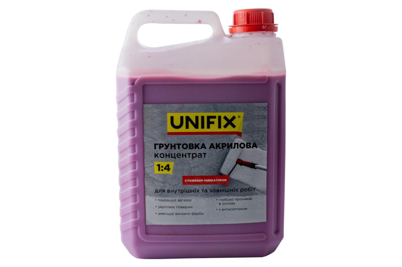 Ґрунтовка акрилова Unifix — 5 кг x 1:4 концентрат з індикатором