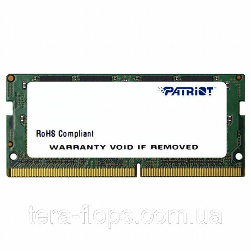 Модуль пам'яті SO-DIMM 4GB/2400 DDR4 Patriot Signature Line (PSD44G240081S) (D)