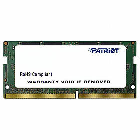 Модуль пам'яті SO-DIMM 4GB/2400 DDR4 Patriot Signature Line (PSD44G240081S) (D)