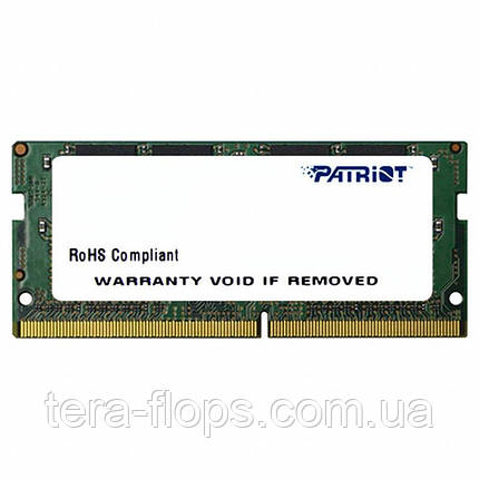 Модуль пам'яті SO-DIMM 4GB/2400 DDR4 Patriot Signature Line (PSD44G240081S) (D), фото 2