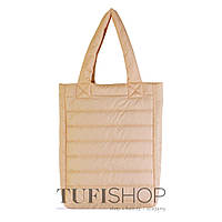 Сумка-шоппер TUFI profi PREMIUM Quilt стеганная персик (0121418)