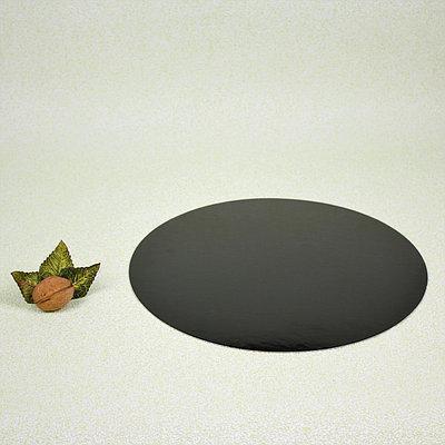 Підкладка під торти коло Ø-300 мм (100 шт) чорна\чорна